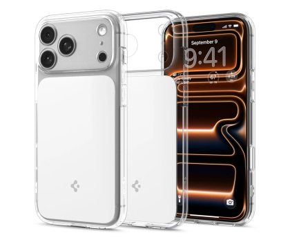 Etui / obudowa na smartfona Spigen Ultra Hybrid ”T” Mag Magsafe do Iphone 17 Pro Max Clear